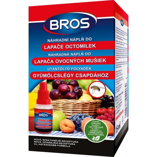 náplň náhradní do lapače octomilek tekutá 15ml BROS