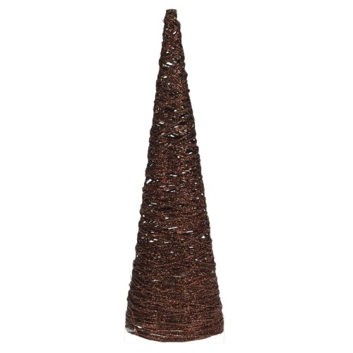 dekorace PYRAMIDA 40cm, RATAN, 20LED, HN