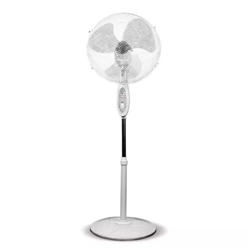 Ventilator stojící 16”, dálkové ovládání, stříbro