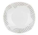 talíř hluboký 22cm CHARME dekor porcelánový