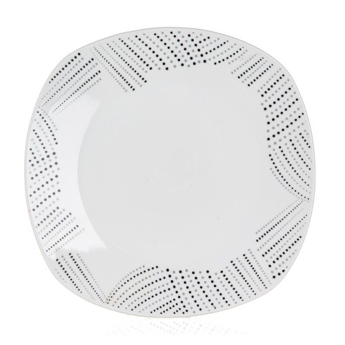 talíř mělký 25cm CHARME dekor porcelánový