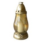 lampa hřbitovní sklo 24cm (80g) (hoří 28hod) paraf. mix barev