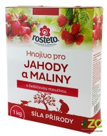 hnojivo ROSTETO s čedičovou moučkou na jahody, maliny 1kg