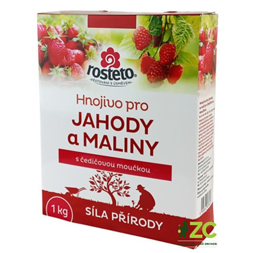 hnojivo ROSTETO s čedičovou moučkou na jahody, maliny 1kg