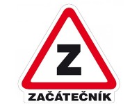 samolepka - ZAČÁTEČNÍK 160x155mm