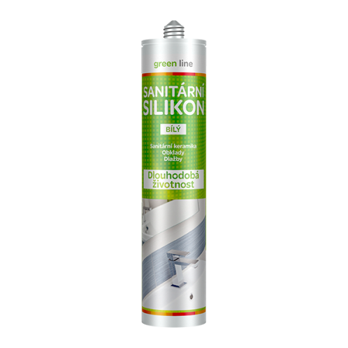 Sanitární silikon Green Line 280 ml bílá