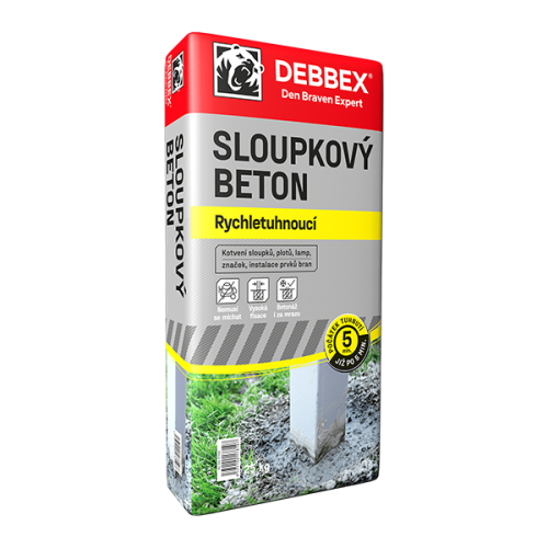 Sloupkový beton rychletuhnoucí 25 kg pytel