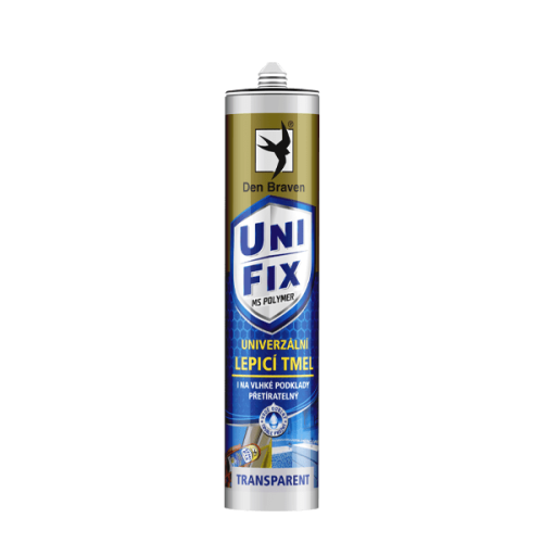 MS UNIFIX CLEAR na všechna tmelení 290 ml kartuše transparentní