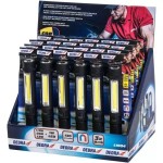 Svítilna 1,5 W COB LED + 1 W LED, pen, s bateriemi