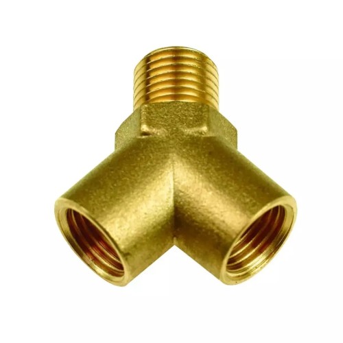 Y redukční T-kus 2x1/4” Vnt. závit (F), 1x1/4”Vne. závit (M)