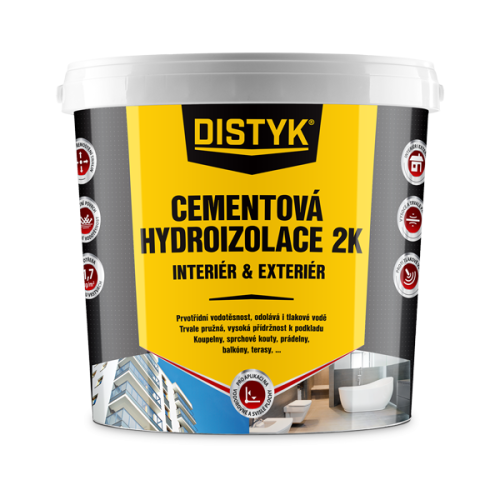 Cementová hydroizolace 2K INTERIÉR A EXTERIÉR DISTYK Line