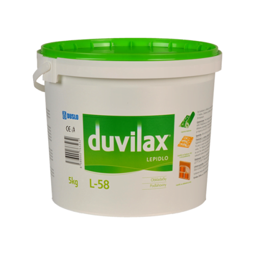 Duvilax L-58 lepidlo na podlahoviny 1 kg kelímek bílá