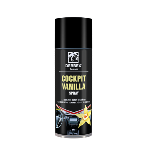 Cockpit spray 400 ml, vanilka aerosolový sprej