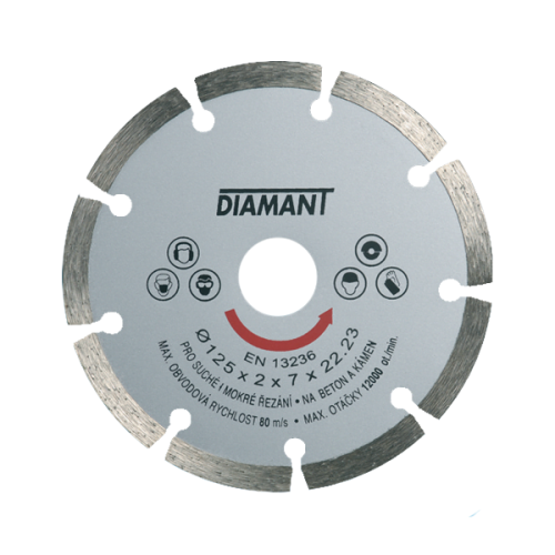 Diamantový kotouč segmentový STANDARD Ø 115 mm