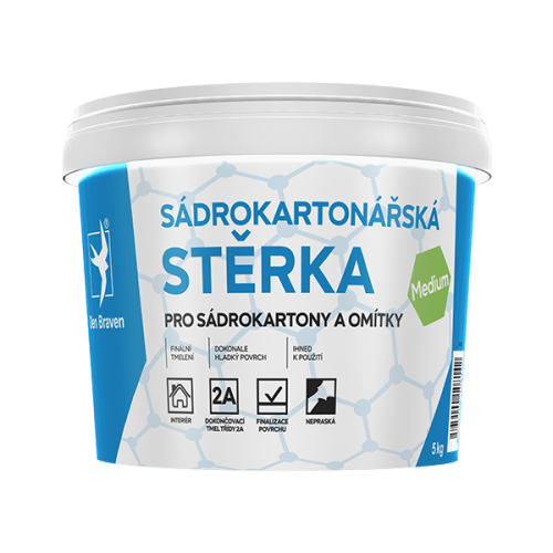 Sádrokartonářská stěrka 1,5 kg kelímek bílá