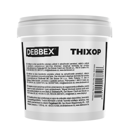 Aditivum THIXOP 1 kg kelímek bílá