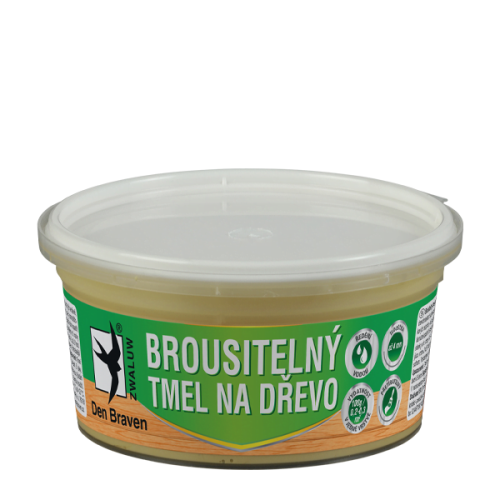 Brousitelný tmel na dřevo 250 g kelímek mahagon / teak