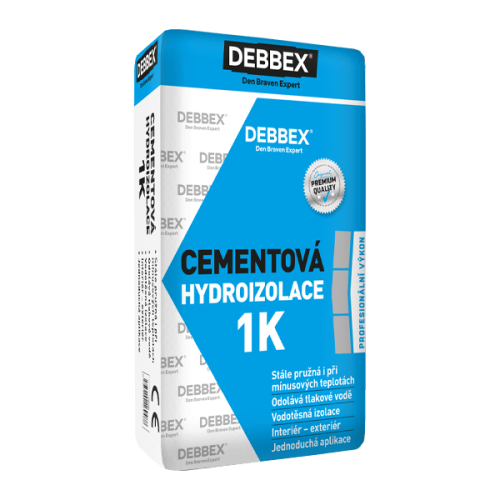 cementová hydroizolace 1kg 9kg Debbex