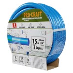 Modrá zahradní hadice Procraft PR-3KGH1915 3 vrstvy, 3/4” 15 m | PR-3KGH1915