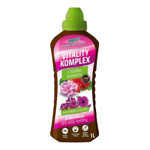 AGRO Vitality Komplex muškát, surfinie, probiotikum 1l