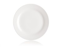 talíř mělký 26,5cm porcelánový BÍ