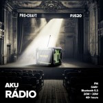 Aku rádio PJS20 DAB, FM, Bluetooth 5.3, 800W /bez baterie a nabíječky/