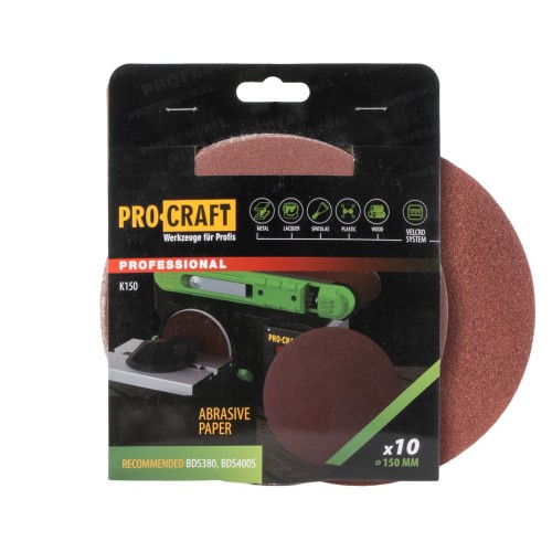 Brusný papír 10 ks.  Procraft К150.180 | K150.180