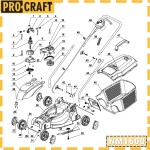 Elektrická sekačka na trávu Procraft NM1600 | NM1600