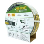 zahradní hadice 1/2” 25m černo-žlutá příslušenství PR-4KAT1310 Procraft