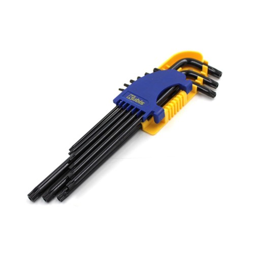 Nástrčkové klíče sada TORX 9 kusů, dlouhé, T10, T15, T20, T25, T27, T30, T40, T45, T50, CrV TRX | 02-08-9809