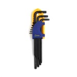 Nástrčkové klíče sada TORX 9 kusů, dlouhé, T10, T15, T20, T25, T27, T30, T40, T45, T50, CrV TRX | 02-08-9809