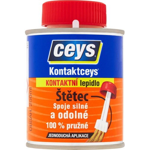 lepidlo kontaktní  250ml KONTAKTCEYS se štětcem