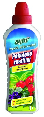 hnojivo AGRO kapalné pro pokojové květiny 1l