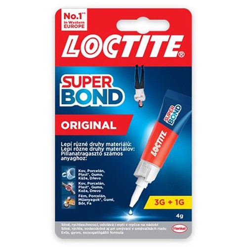 lepidlo vteřinové 3g SUPER ATTAK UN. / 4g SUPER BOND ORIGINAL