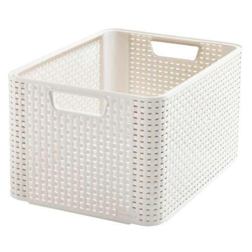 box úložný RATTAN 43,6x33x23cm (L), STYLE2, PH KRÉM