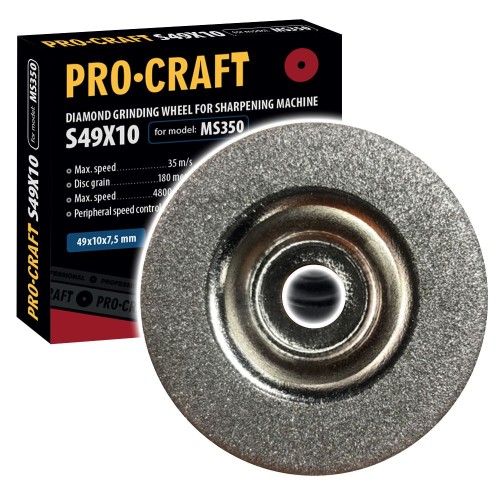 Brusný kotouč pro brousku na nože Procraft S49X10  /MS350 | S49X10