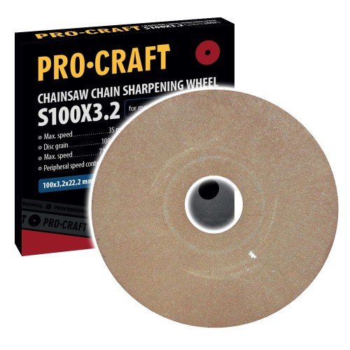 Brusný kotouč pro ostřičku řetězových pil Procraft S100X3.2 /SK950 | S100X3.2