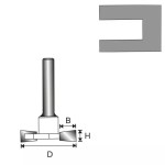 Fréza drážkovací”T” T12 D32 H6,35 B9,4 mm