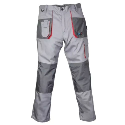 Kalhoty ochranné velikost L/52, šedá, Comfort line, gramáž 190g/m2